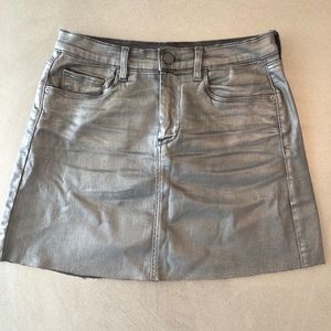 Blank NYC black pleather skirt size:28